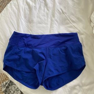 COPY - Lululemon Speed Up Short - Cerulean